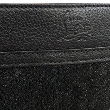 Load image into Gallery viewer, Christian Louboutin Sky Pouch Shoulder Bag Black/Red Sequins Leather
