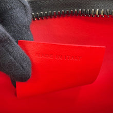 Load image into Gallery viewer, Christian Louboutin Sky Pouch Shoulder Bag Black/Red Sequins Leather
