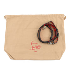 Load image into Gallery viewer, Christian Louboutin Sky Pouch Shoulder Bag Black/Red Sequins Leather
