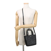 将图像加载到图库查看器中，JIMMY CHOO Pegasus 2-way Tote Bag Black Patent Leather Size Mini
