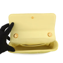 将图像加载到图库查看器中，CELINE Mono Chrome Chain Shoulder Bag Yellow111273EPZ Leather
