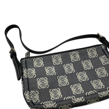 Load image into Gallery viewer, LOEWE Anagram AccessoriesPouch Navy/White Canvas Leather
