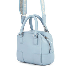 将图像加载到图库查看器中，LOEWE Amazona Shoulder Bag Dusty blueA039N21X01 Calf Leather Size 16
