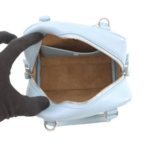 将图像加载到图库查看器中，LOEWE Amazona Shoulder Bag Dusty blueA039N21X01 Calf Leather Size 16

