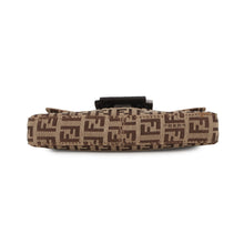 将图像加载到图库查看器中，FENDI Zucchino mamma bucket Beige/Brown8BK005 Canvas Leather Size Mini
