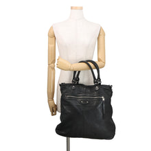 Load image into Gallery viewer, BALENCIAGA City 2way Tote Bag Black340133 Leather
