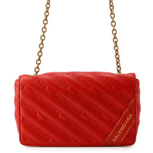 Load image into Gallery viewer, BALENCIAGA Everyday Chain Shoulder Bag Red502027 Leather
