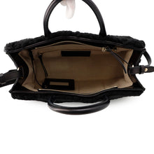 将图像加载到图库查看器中，BALENCIAGA PadlockNude Black347235 Fur Leather
