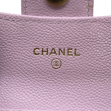 将图像加载到图库查看器中，CHANEL Matelasse Chain wallet Light PinkAP0238 Caviar Leather

