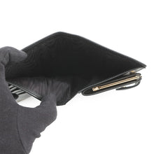 Load image into Gallery viewer, CHANEL CC Logo Kiss Lock Nagai Cloth BlackA13498 Caviar Leather
