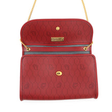 Load image into Gallery viewer, Dior Trotter Chain Shoulder Bag Red Leather
