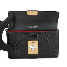 Load image into Gallery viewer, Maison Margiela Maison Margiela NewLock Horizontal Shoulder Bag Black/BeigeSB1WD0005P5019H1658 Leather Velour Canvas

