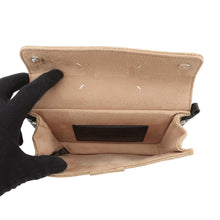 Load image into Gallery viewer, Maison Margiela Maison Margiela NewLock Horizontal Shoulder Bag Black/BeigeSB1WD0005P5019H1658 Leather Velour Canvas
