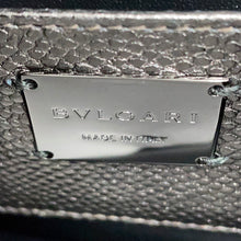 将图像加载到图库查看器中，BVLGARI Serpenti Chain Shoulder Bag Silver290543 Molten Karung
