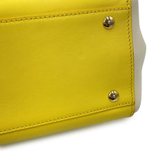 Load image into Gallery viewer, Ferragamo Sofia Gancini 2-way Bag Mimosa/White/Beige21D570 Calf Leather
