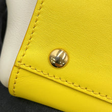Load image into Gallery viewer, Ferragamo Sofia Gancini 2-way Bag Mimosa/White/Beige21D570 Calf Leather
