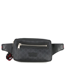 将图像加载到图库查看器中，GUCCI GG Supreme Crossbody Bag Black474293 GG Supreme Leather
