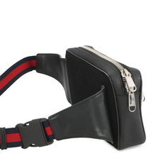 将图像加载到图库查看器中，GUCCI GG Supreme Crossbody Bag Black474293 GG Supreme Leather
