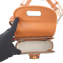 Load image into Gallery viewer, GUCCI Bamboo 1947 Waist Bag Beige/Brown681137 GG Supreme Leather Size Mini

