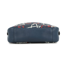 Load image into Gallery viewer, GUCCI GG Marmont Ghost Shoulder Bag Blue443499 Leather
