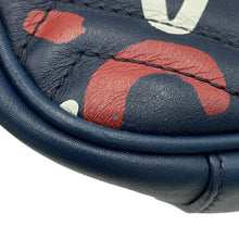 Load image into Gallery viewer, GUCCI GG Marmont Ghost Shoulder Bag Blue443499 Leather

