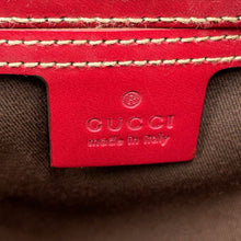 将图像加载到图库查看器中，GUCCI Shoulder Bag Beige/Red201732 GG Supreme Leather
