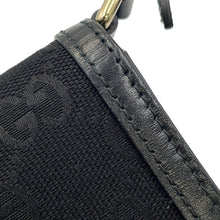 将图像加载到图库查看器中，GUCCI Luce Black790038 GG Canvas Leather Size Mini
