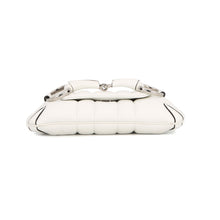 将图像加载到图库查看器中，GUCCI Horsebit SmallBag White764339 Leather Size Small
