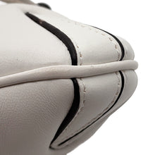 将图像加载到图库查看器中，GUCCI Horsebit SmallBag White764339 Leather Size Small
