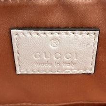 将图像加载到图库查看器中，GUCCI Horsebit SmallBag White764339 Leather Size Small
