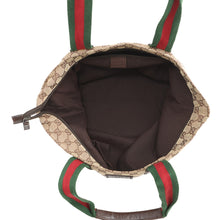 将图像加载到图库查看器中，GUCCI Cherie line Tote Bag Beige131230 GG Canvas
