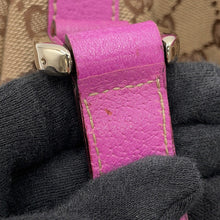 Load image into Gallery viewer, GUCCI Abbey Beige/Pink130736 GG Canvas Leather
