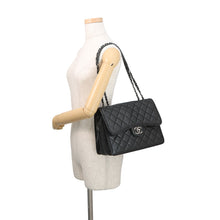 Load image into Gallery viewer, CHANEL Matelasse ChainShoulder Black Lambskin
