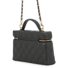 将图像加载到图库查看器中，CHANEL Vanity ChainShoulder BlackAP4407 Caviar Leather

