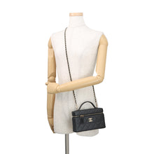 Load image into Gallery viewer, CHANEL Vanity ChainShoulder BlackAP4407 Caviar Leather
