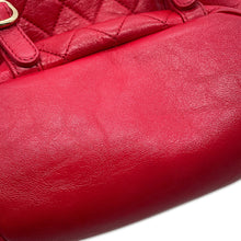 将图像加载到图库查看器中，CHANEL Matelasse ChainBackpack RedAS2908 Leather
