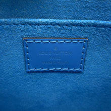 将图像加载到图库查看器中，LOUIS VUITTON Petit Sac Plat BlueM80167 Epi Leather

