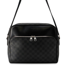 将图像加载到图库查看器中，LOUIS VUITTON Dayton NoirN41409 Damier Graphite Size MM
