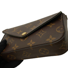 将图像加载到图库查看器中，LOUIS VUITTON Multiie Pochette GreenM80091 Monogram

