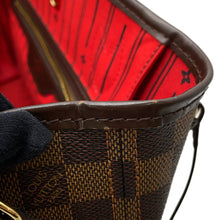 将图像加载到图库查看器中，LOUIS VUITTON Neverfull RedN51109 Damier Ebene Canvas Size PM
