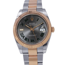 Load image into Gallery viewer, ROLEX Datejust W41mm Stainless Steel K18PG Slate Dial126331
