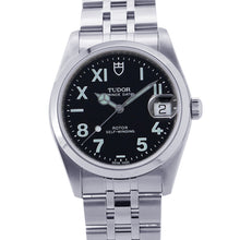 将图像加载到图库查看器中，TUDOR Prince Date W34mm Stainless Steel Black Dial74000N
