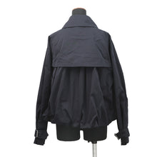 将图像加载到图库查看器中，CHANEL Short Trench Size 34 NavyP80388 Cotton82% Silk18%
