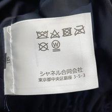 将图像加载到图库查看器中，CHANEL Short Trench Size 34 NavyP80388 Cotton82% Silk18%
