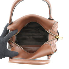 将图像加载到图库查看器中，PRADA Bowling 2-way Handbag Brown/Multicolor1BB030 Leather PVC
