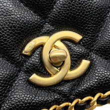 Load image into Gallery viewer, CHANEL Mini Matelasse ChainShoulder Bag BlackAS3467 Caviar Leather
