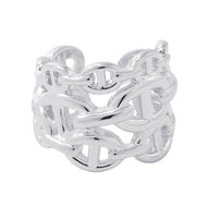 HERMES Chaine d'Ancre Anchene Ring Size GM/51/#11 SV925