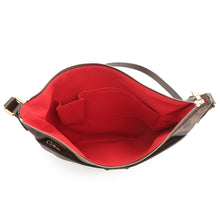 将图像加载到图库查看器中，LOUIS VUITTON Bloomsbury RedN42250 Damier Ebene Canvas Size GM
