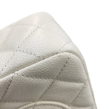 Load image into Gallery viewer, CHANEL Matelasse Top Handle ChainShoulder Bag WhiteAS5702-B21431-10601 Caviar Leather Size Small
