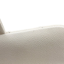 Load image into Gallery viewer, CHANEL Matelasse Top Handle ChainShoulder Bag WhiteAS5702-B21431-10601 Caviar Leather Size Small
